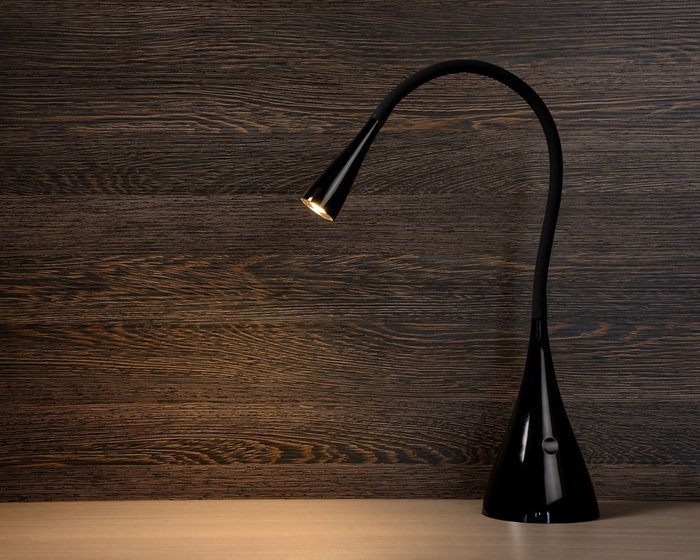 Настольная лампа Zozy 18650/03/30 (пластик, цвет черный) - купить Настольные лампы по цене 8780.0