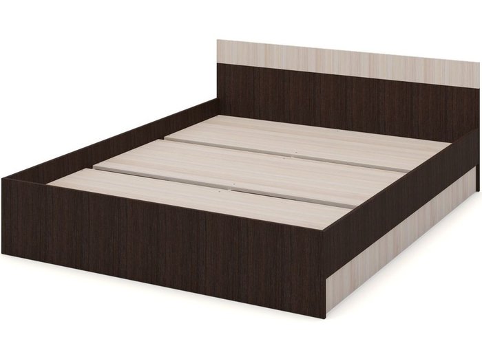 Кровать с основанием Алёна 160x200 цвета венге - купить Кровати для спальни по цене 13845.0