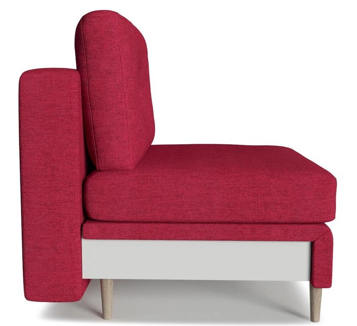 Модуль кресло Белфаст красного цвета - лучшие Интерьерные кресла в INMYROOM