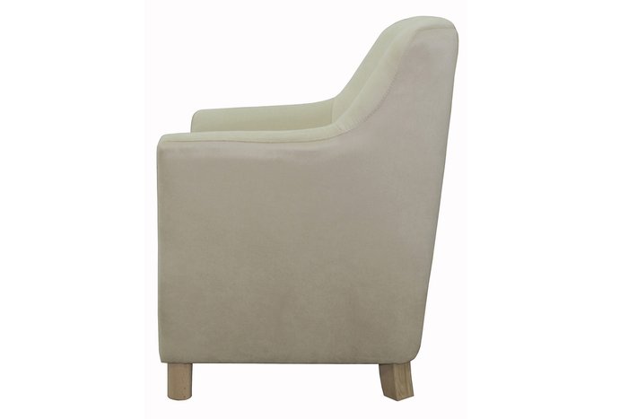 Кресло Damask молочного цвета - лучшие Интерьерные кресла в INMYROOM