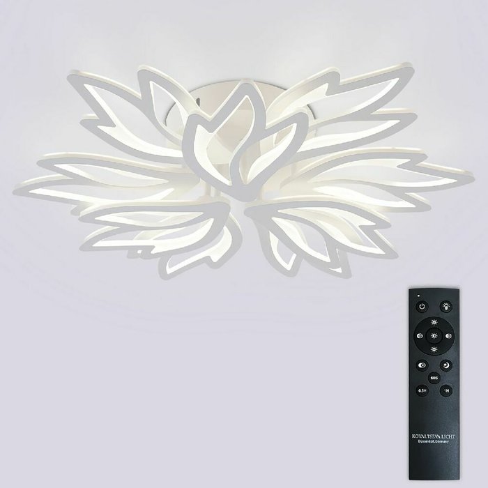 Потолочная люстра Rif LED LAMPS 81118/7C (акрил, цвет белый) - купить Потолочные люстры по цене 6136.0