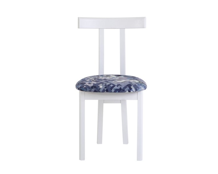 Стул Конго бело-голубого цвета - купить Обеденные стулья по цене 11700.0
