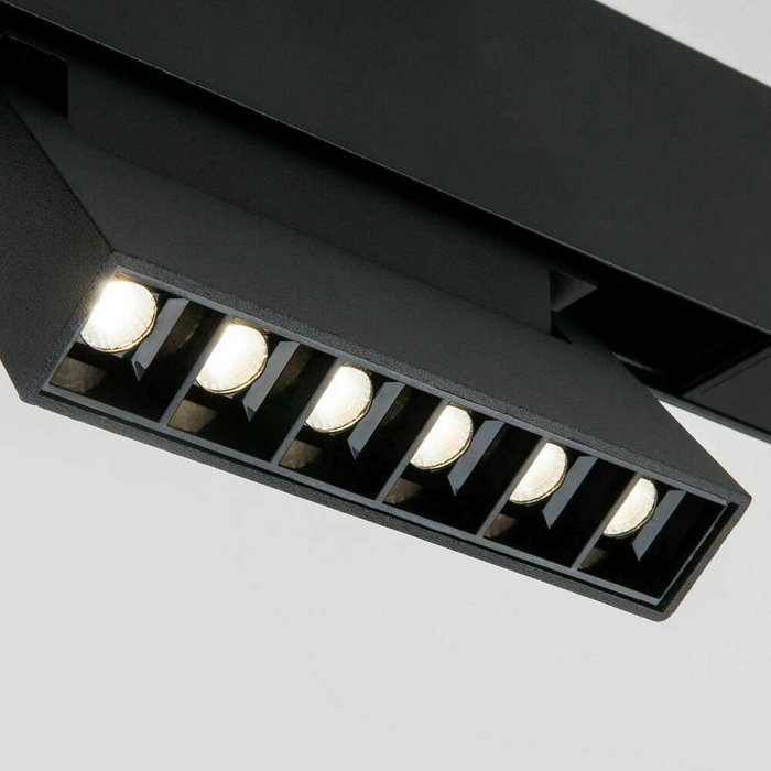 Трековый светодиодный светильник Slim Magnetic HL01 черного цвета - лучшие Трековые светильники в INMYROOM