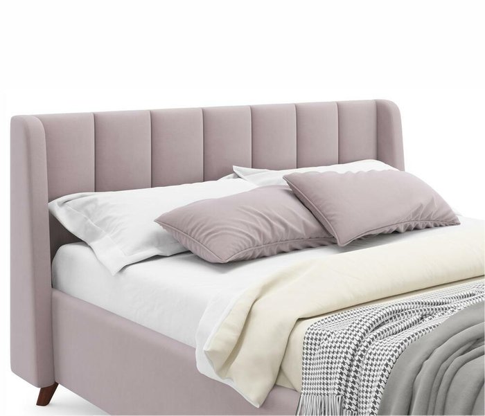 Кровать Betsi 160х200 лилового цвета с подъемным механизмом - лучшие Кровати для спальни в INMYROOM