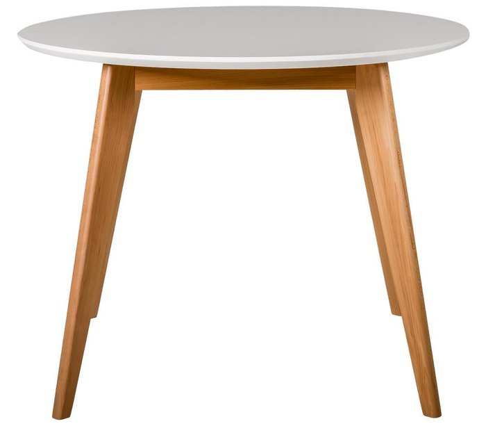 Обеденный стол Лунд с белой столешницей - купить Обеденные столы по цене 17950.0
