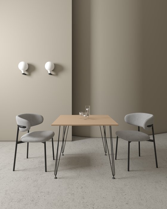 Обеденный стол Elegant 80х80 белого цвета - лучшие Обеденные столы в INMYROOM