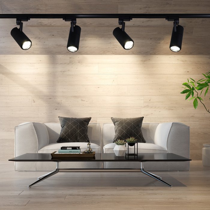 Трековый однофазный светильник Reluce 06720-9.3-001QY LED20W BK - лучшие Трековые светильники в INMYROOM Трековый однофазный светильник Reluce 06720-9.3-001QY LED20W BK - лучшие Трековые светильники в INMYROOM