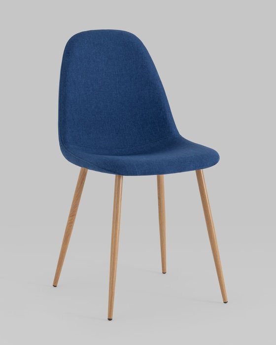 Стул Валенсия SN в обивке из велюра темно-синего цвета - купить Обеденные стулья по цене 4990.0
