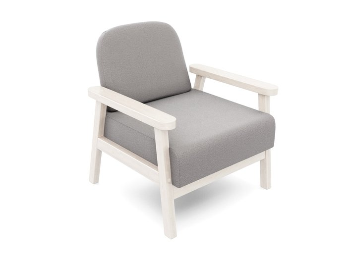 Кресло Флори серого цвета - лучшие Интерьерные кресла в INMYROOM