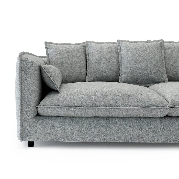Диван Adam трехместный серого цвета - лучшие Прямые диваны в INMYROOM