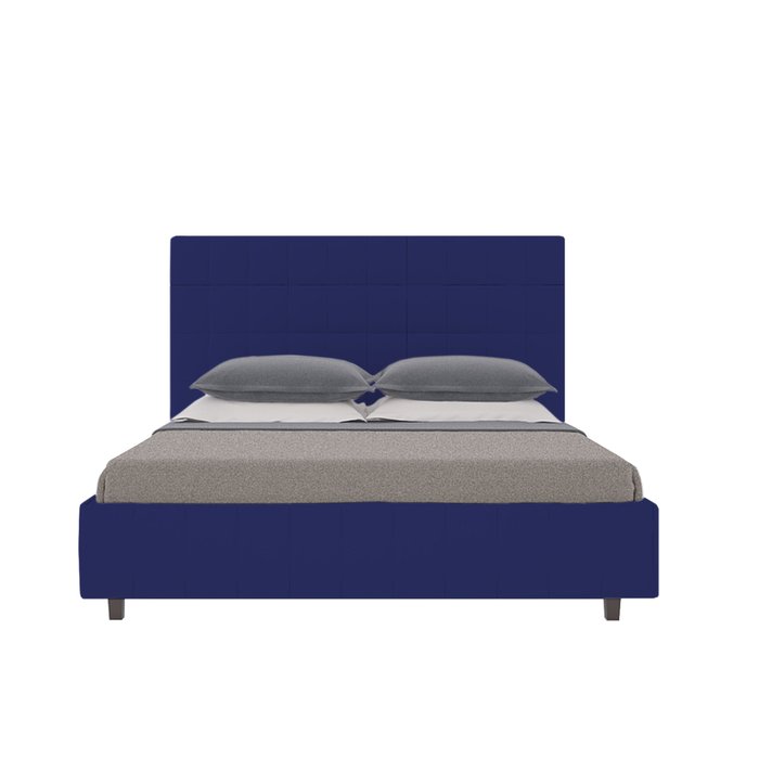 Кровать Shining Modern темно-синего цвета 180х200  - купить Кровати для спальни по цене 102000.0