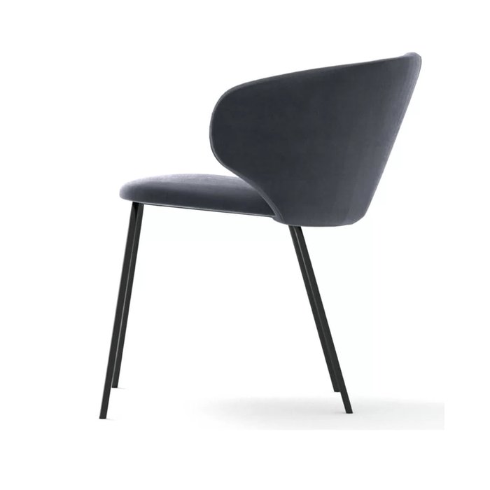 Стул мягкий Matisse темно-серого цвета - купить Обеденные стулья по цене 17640.0