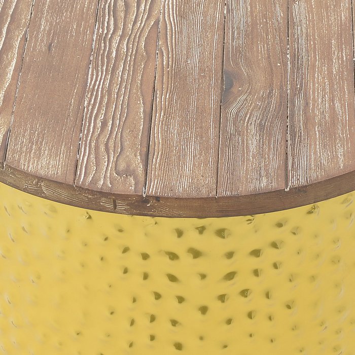 Стол-табурет с металлическим основанием золотого цвета  - лучшие Кофейные столики в INMYROOM