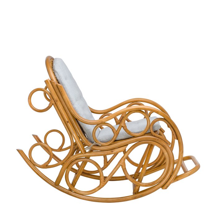 Кресло-качалка Novo с подушкой мед - лучшие Садовые кресла в INMYROOM