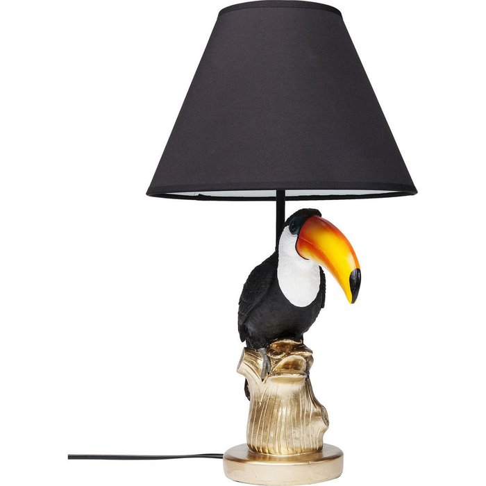 Лампа настольная Tukan черного цвета - купить Настольные лампы по цене 21060.0