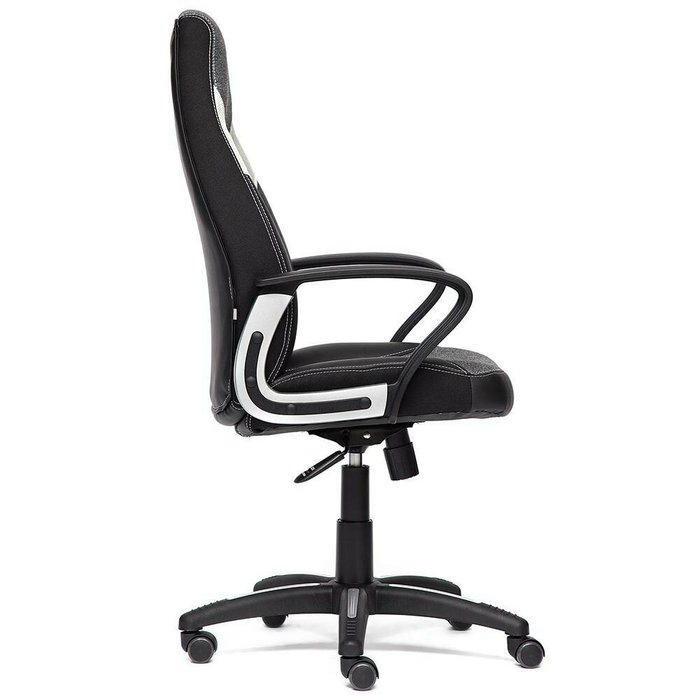 Офисное кресло Inter черно-серого цвет - лучшие Офисные кресла в INMYROOM
