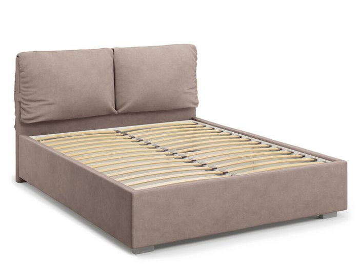 Кровать Trazimeno с  ортопедическим основанием без ПМ 180х200 коричневого цвета - лучшие Кровати для спальни в INMYROOM