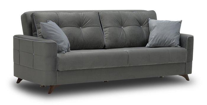 Диван-кровать Сохо серого цвета - купить Прямые диваны по цене 25480.0