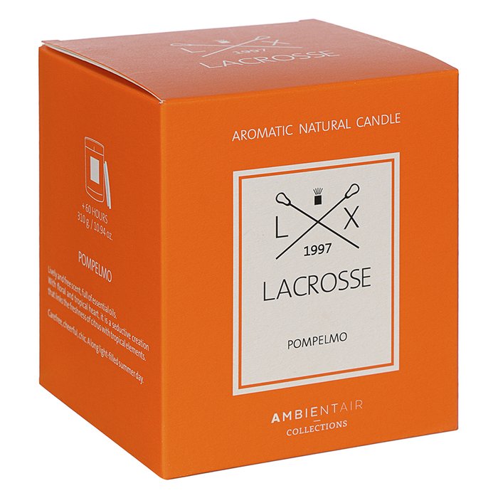 Свеча ароматическая Lacrosse Грейпфрут белого цвета - лучшие Свечи в INMYROOM