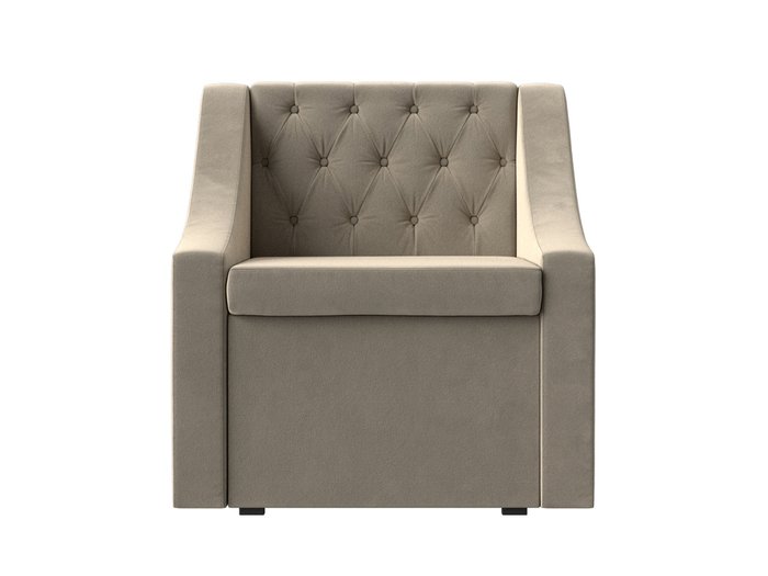 Кресло Мерлин бежевого цвета с ящиком - купить Интерьерные кресла по цене 20999.0