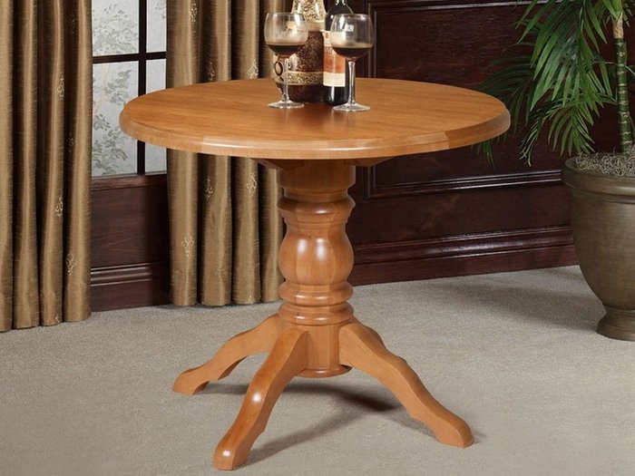 Стол кофейный Ольга светло-коричневого цвета - купить Обеденные столы по цене 20850.0