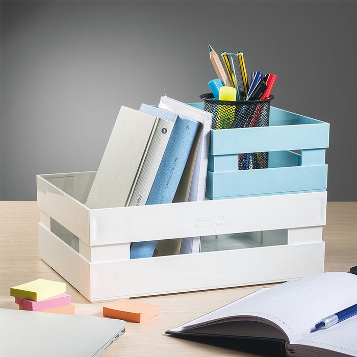 Ящик для хранения Tidy & store s голубой - купить Декоративные коробки по цене 1190.0 Ящик для хранения Tidy & store s голубой - купить Декоративные коробки по цене 1190.0