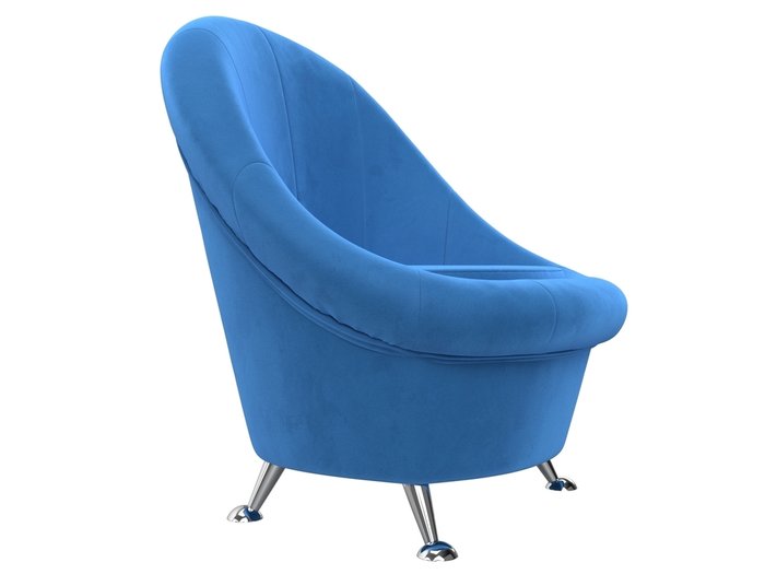 Кресло Амелия голубого цвета - лучшие Интерьерные кресла в INMYROOM