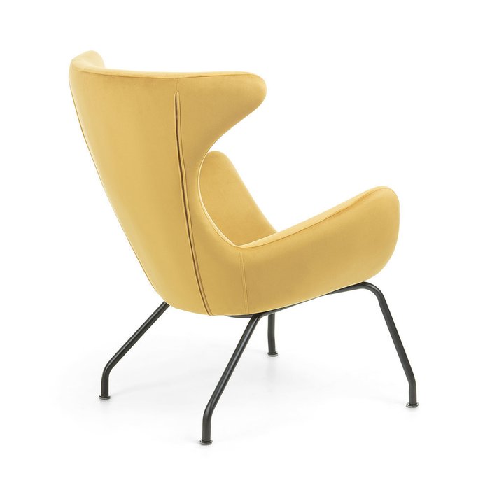 Кресло Vanda горчичного цвета - лучшие Интерьерные кресла в INMYROOM