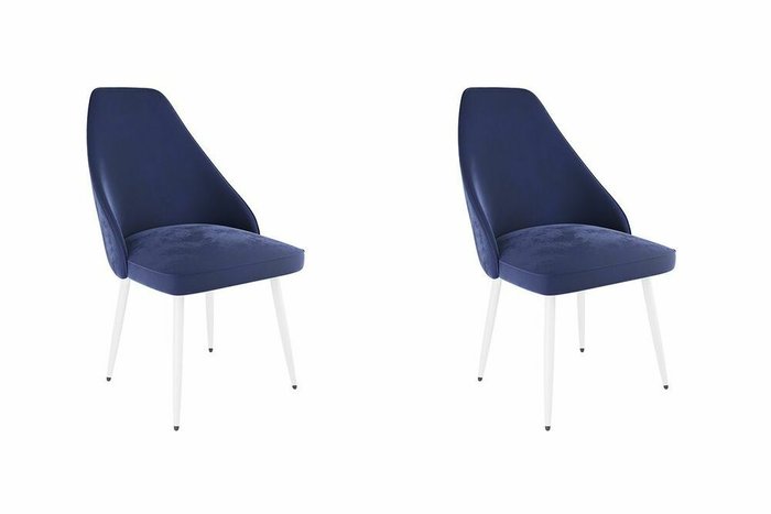 Набор из двух стульев Милан синего цвета