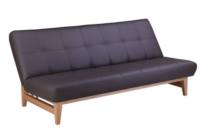 Прямой диван-кровать Альберо Комфорт коричневого цвета - лучшие Прямые диваны в INMYROOM