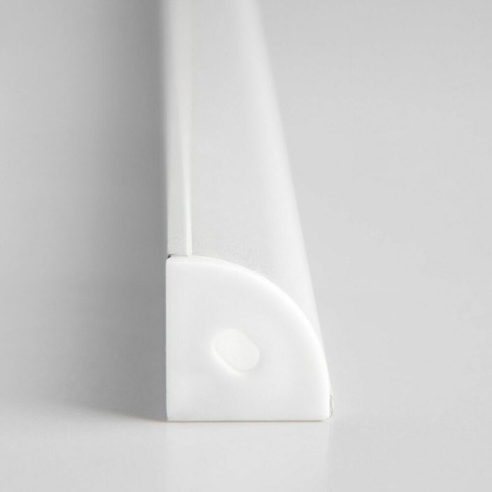 Угловой алюминиевый профиль для светодиодной ленты белого цвета - лучшие Профили для светодиодных лент в INMYROOM
