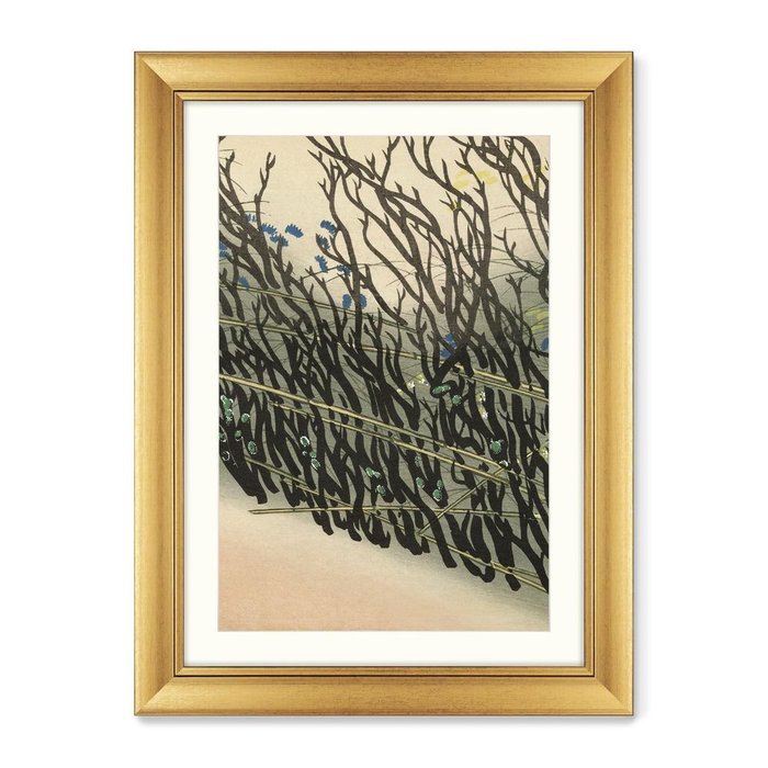 Репродукция картины Hedge from Momoyogusa–Flowers, 1909г. - купить Картины по цене 16299.0