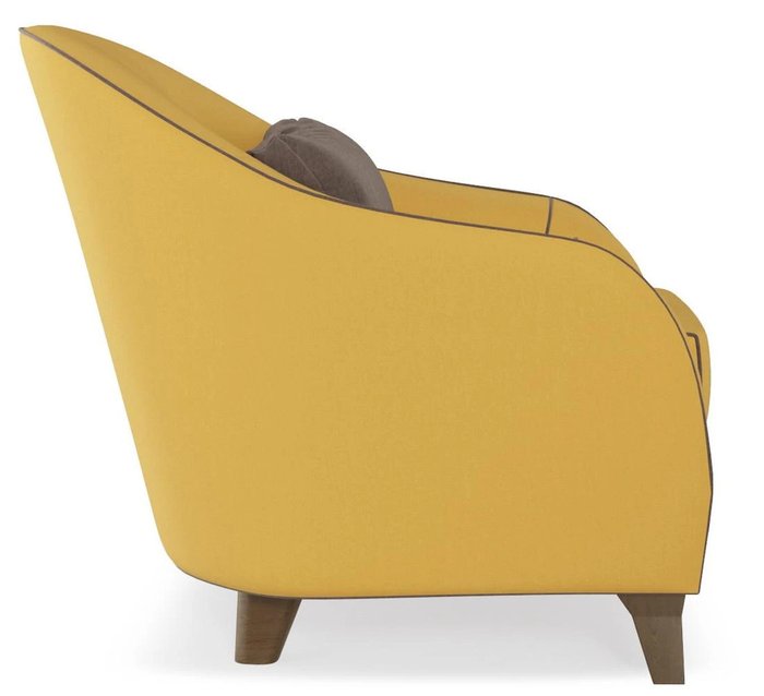 Кресло Этюд желтого цвета  - лучшие Интерьерные кресла в INMYROOM