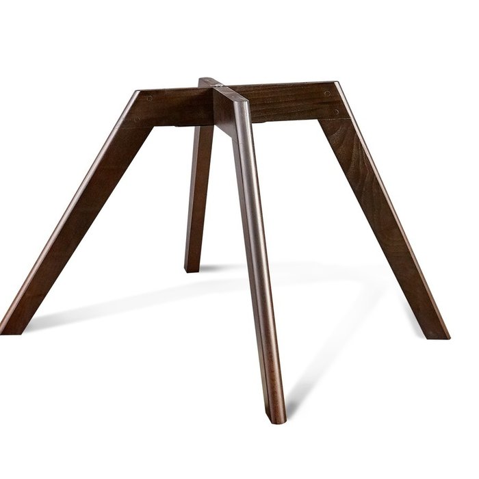Обеденная группа из стола и четырех стульев коричневого цвета - лучшие Обеденные группы в INMYROOM