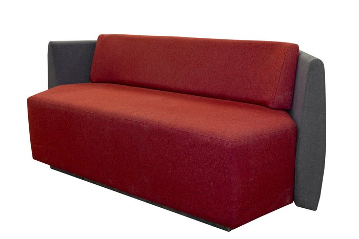Диван Escalante красно-серого цвета - купить Прямые диваны по цене 57064.0