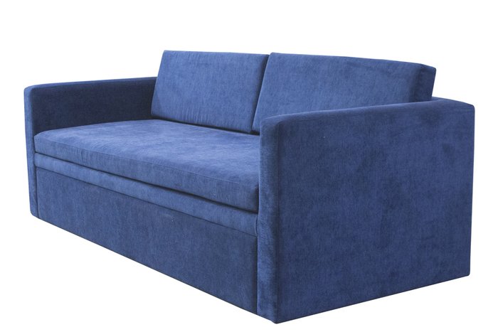 Мягкий диван Burgos синего цвета - купить Прямые диваны по цене 40400.0