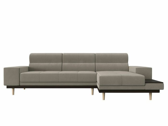 Угловой диван-кровать Леонардо бежевого цвета  правый угол - купить Угловые диваны по цене 46999.0