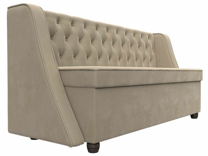Кухонный прямой диван Лофт бежевого цвета - лучшие Прямые диваны в INMYROOM