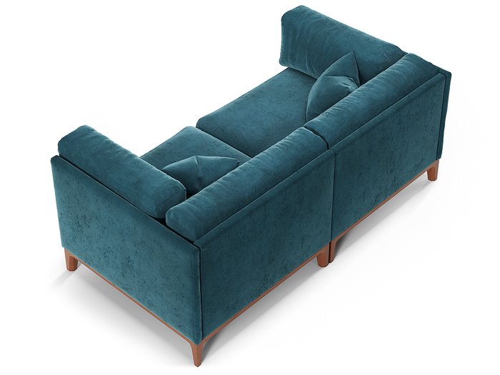 Диван Case синего цвета - лучшие Прямые диваны в INMYROOM