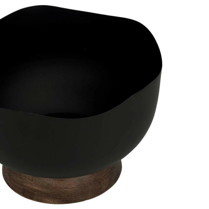 Декоративная чаша Monywa черного цвета - лучшие Декоративные предметы в INMYROOM