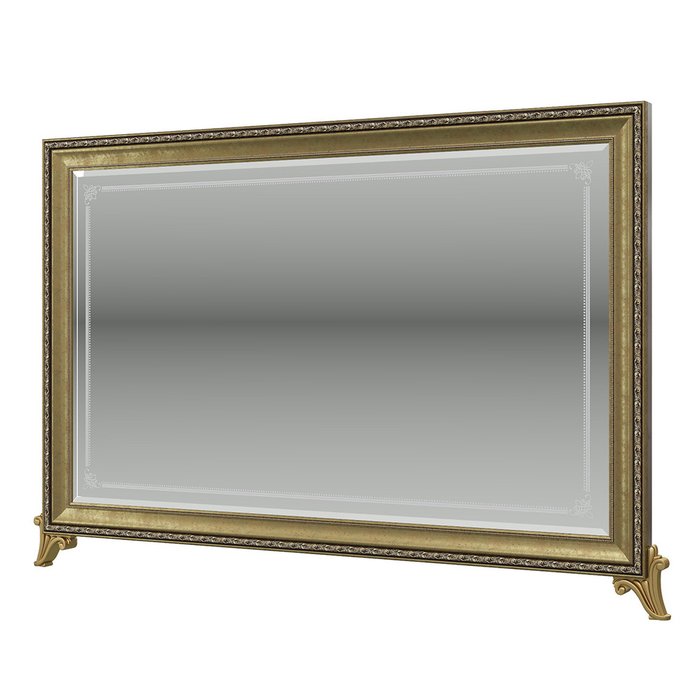 Настенное зеркало Версаль коричневого цвета - купить Настенные зеркала по цене 19687.0