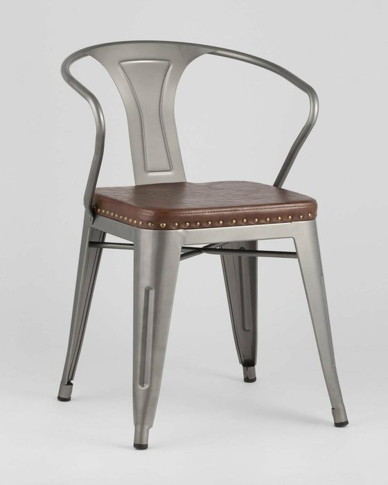 Стул Arms Soft с подлокотниками в стиле лофт - купить Обеденные стулья по цене 7990.0