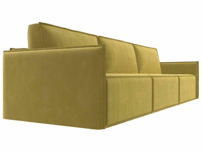 Прямой диван-кровать Либерти лонг желтого цвета - лучшие Прямые диваны в INMYROOM