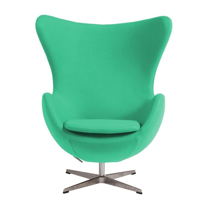 Кресло Egg Chair зелёного цвета