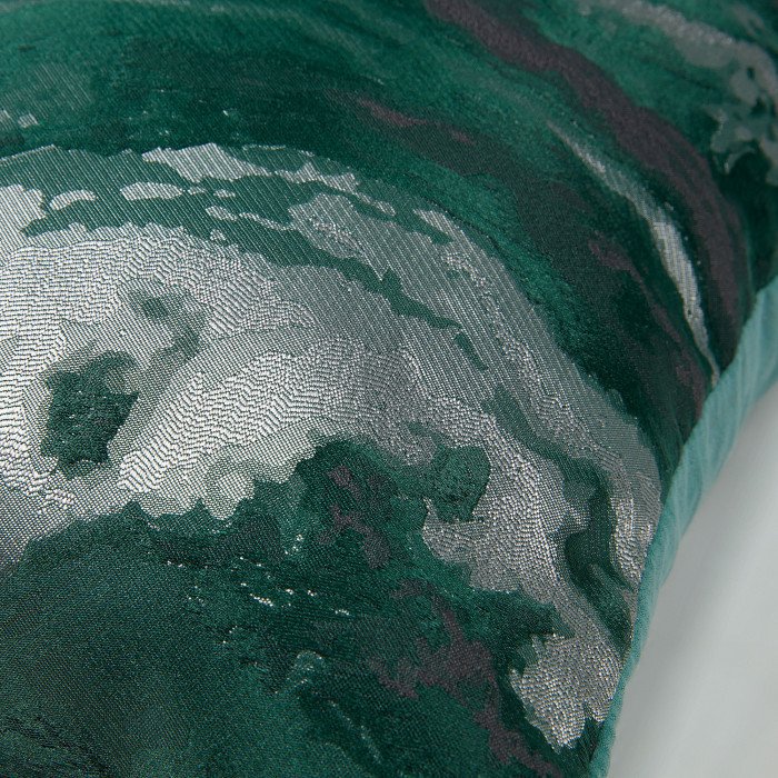 Чехол для подушки Rocio зеленого цвета 45x45 - купить Декоративные подушки по цене 1390.0
