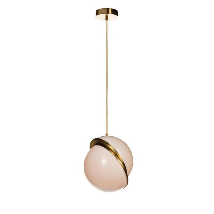 Подвесной светильник Crescent бело-золотого цвета - купить Подвесные светильники по цене 8250.0