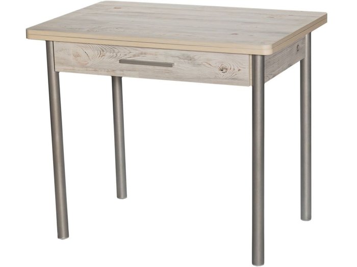 Стол раздвижной серо-бежевого цвета - купить Обеденные столы по цене 12824.0