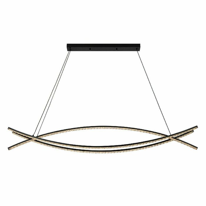 Подвесной светильник L8630-1200 BK (акрил, цвет прозрачный) Подвесной светильник L8630-1200 BK (акрил, цвет прозрачный)