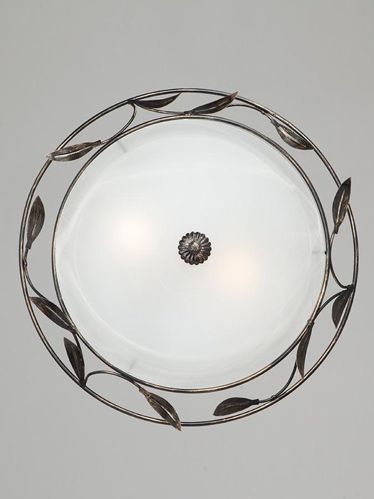 Настенно-потолочный светильник из металла и стекла - купить Бра и настенные светильники по цене 2114.0