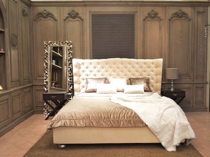 Кровать "Molly Milk" с основанием из высококлассной древесины 180х200 см